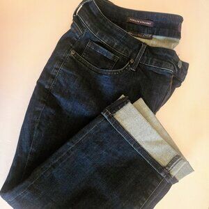 NYDJ Marilyn Straight denim cuffed capris NWOT Size 16W